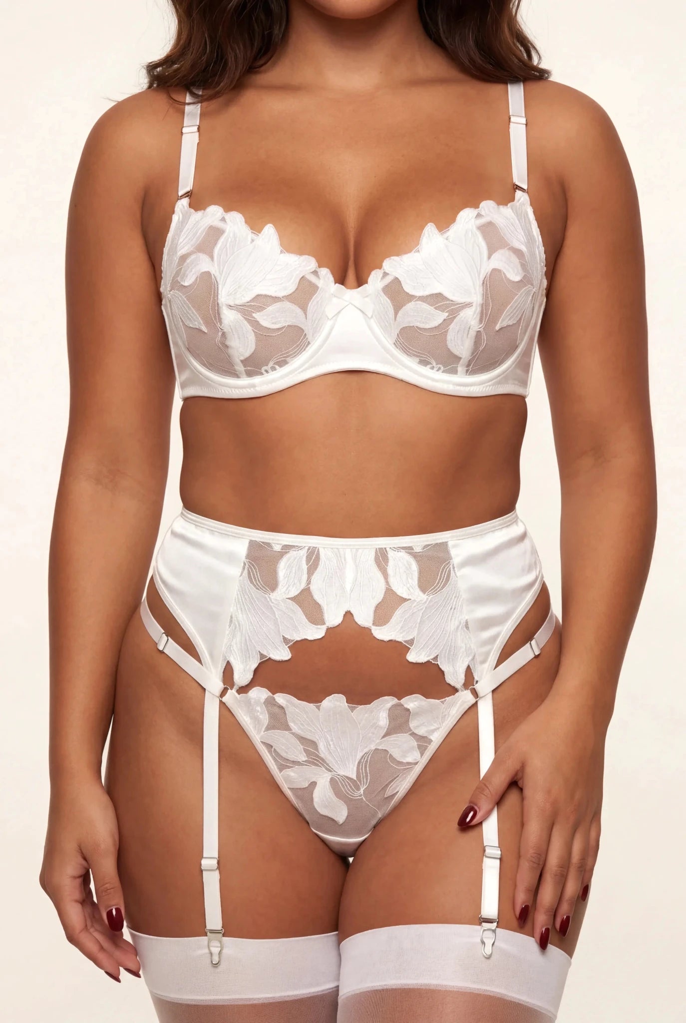 Ensemble lingerie quatre pièces - PEARL - NAKED Underwear FR