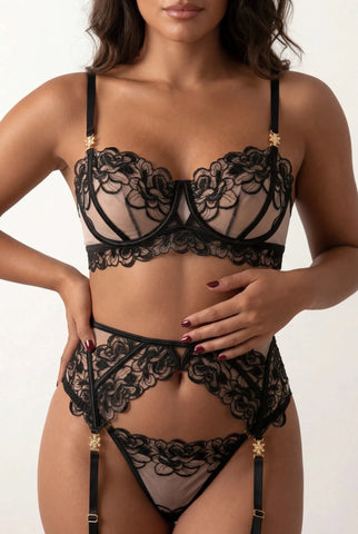 Vierteiliges Dessous-Set - LEXIE 